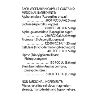 Flora Immediate Relief Enzymes 120 Veggie Caps