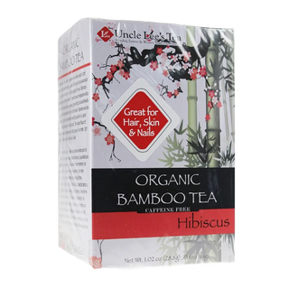 Uncle Lee's Organic Bamboo Tea Hibiscus 18 Tea Bags