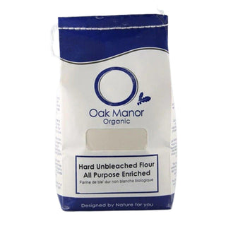 Oak Manor Organic Hard Unbleached Flour All Purpose Enriched 5kg