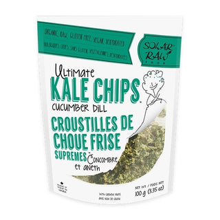 Solar Raw Food Ultimate Kale Chips Cucumber Dill 100g