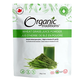 Organic Traditions Organic Wheat Grass Juice Powder 150g