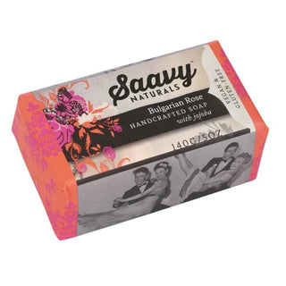 Saavy Naturals Soap Bar Bulgarian Rose with Jojoba 140g