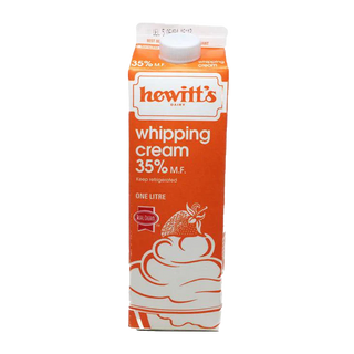 Hewitt's Cream Whipping 35% 1L