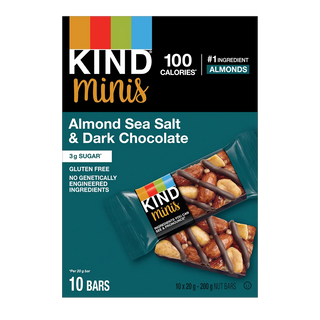 Kind Snacks Kind Minis Bar Almond Sea Salt & Dark Chocolate 10x20g