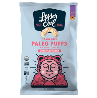 Lesser Evil Paleo Puffs Himalayan Pink Salt 113g