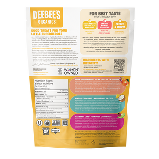 DeeBee's Tea Pops Organics Superfruit Freezie Tropical 10x40mL