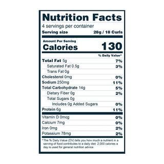 Lesser Evil Power Curls No Cheese Cheesiness 113g