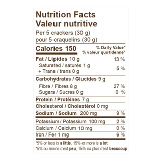 Eve's Crackers Cracked Pepper 108g