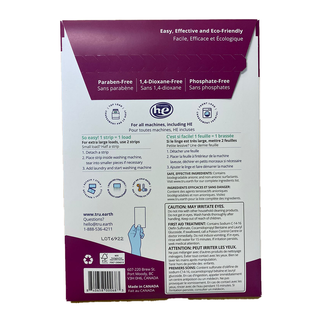 Tru Earth Eco-strips Laundry Detergent Lilac Breeze 32 Loads