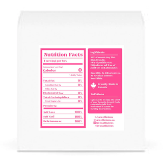 Livewellicious Coconut Soy Candle Brunch Collection Prosecco With Grapefruit & Orange  7.5 oz