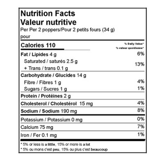 Quesava Gluten Free Poppers 3 Cheese And Garlic 425g