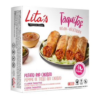 Lita's Taquitos Potato And Chorizo Vegan 280g