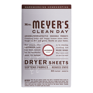 Mrs. Meyer's Clean Day Dryer Sheets Lavender 80 Counts