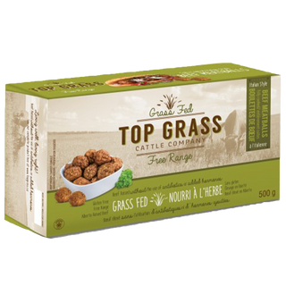 Top Grass Grass Fed Meatballs Beef 500g