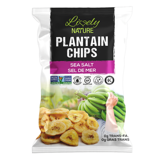 Lively Nature Plantain Chips Sea Salt 85g