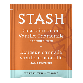 Stash Herbal Tea Cozy Cinnamon Vanilla Chamomile 18 Tea Bags