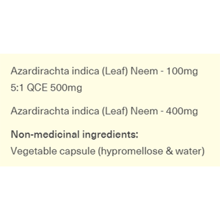 Sewanti Organic Neem 60 Veggie Caps