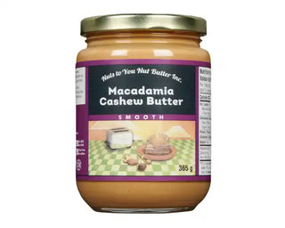 Nuts to You Macadamia Cashew Butter Smooth 365g