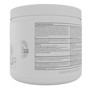 Bucked Up Non Stimulant Pre Workout Raspberry Lime Ricky 25 Servings