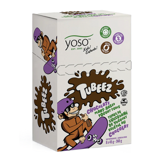 Yoso Tubeez Plant Based Yogurt Tubes Chocolate 360g