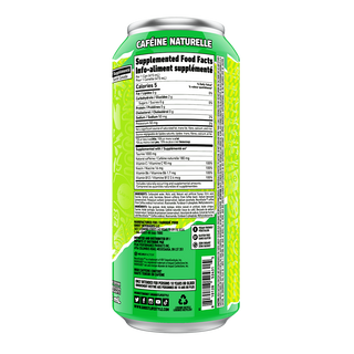 Ghost Energy Drink Zero Sugar Warheads Sour Green Apple 473mL