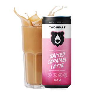 Two Bears Lactose Free Milk Latte Salted Caramel 207mL