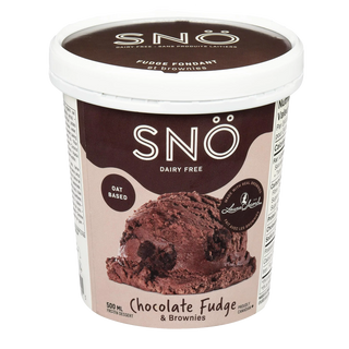 SNO Frozen Dessert Chocolate Fudge & Brownie 500mL