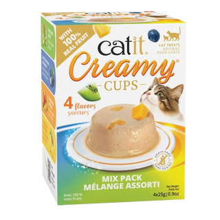 Catit Creamy Cups Mix Pack 4x25g