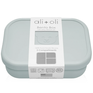 ali + oli Silicone Bento Box Blue
