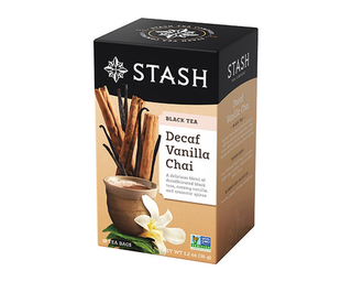 Stash Black Tea Decaf Vanilla Chai 18 Tea Bags