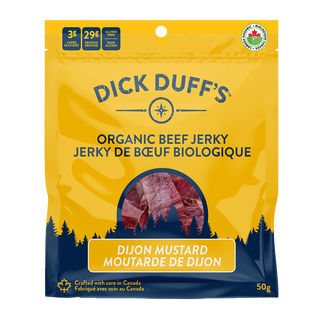Dick Duff's Organic Beef Jerky Dijon Mustard 50g