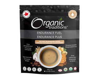 Organic Traditions Instant Mushroom Coffee Endurance Fuel 140g