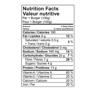 VG Gourmet Plant-Based Burgers Quinoa & Chickpea 400g