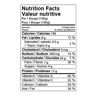 VG Gourmet Plant-Based Burgers Mexican 3 Bean 400g