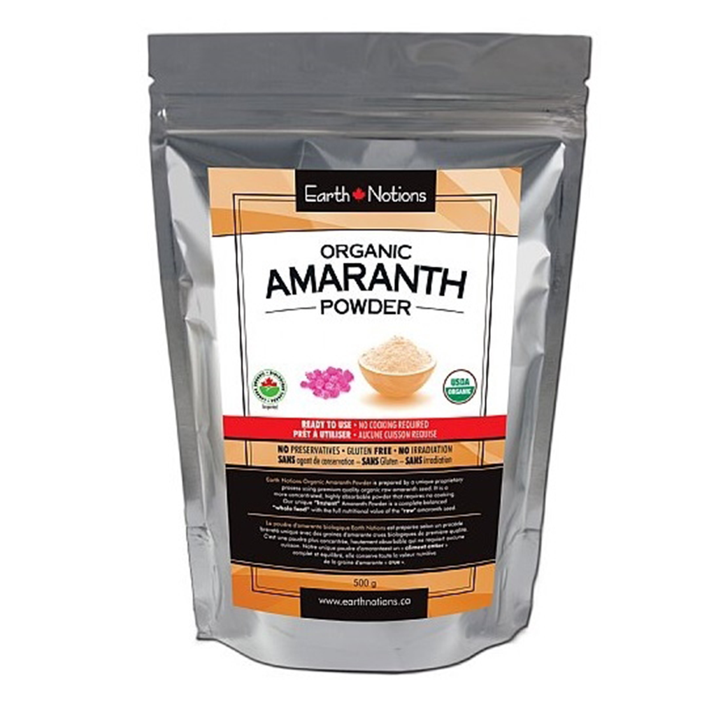 Earth Notions Organic Amaranth Powder 500g – Likecanada