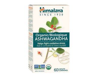 Himalaya Organic Ashwagandha 60 Caplets