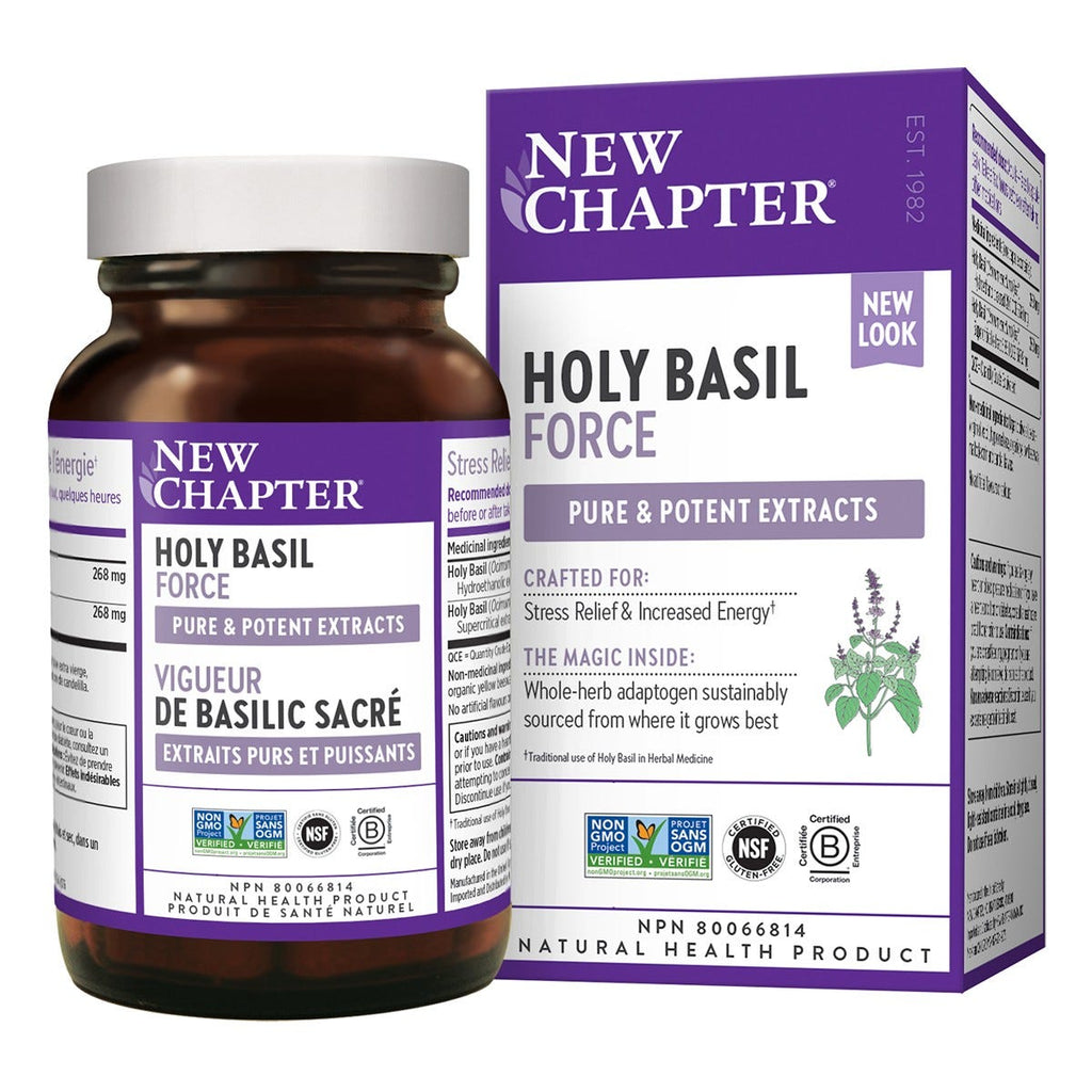 New Chapter Holy Basil Force 60 Capsules – Likecanada