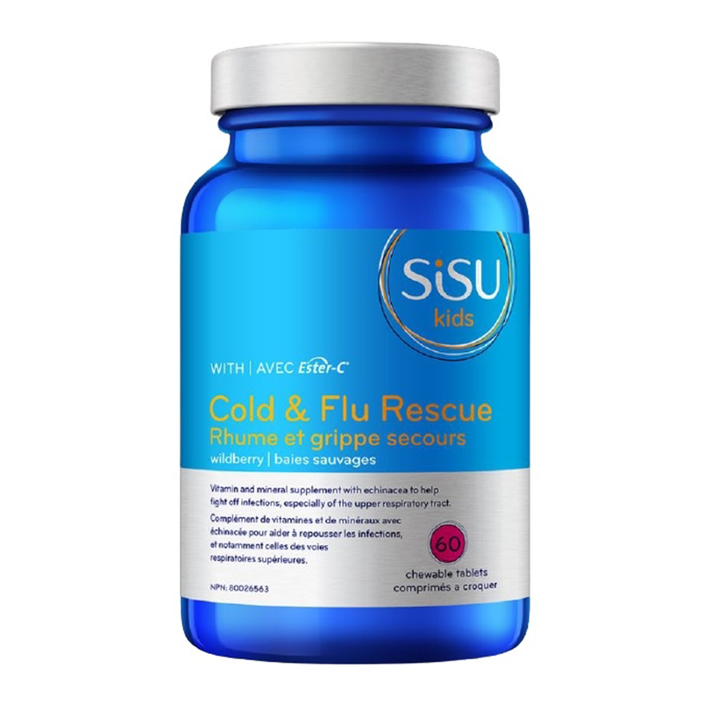 Sisu Kids Cold & Flu Rescue Wildberry 60 Chewable Tablets – Likecanada