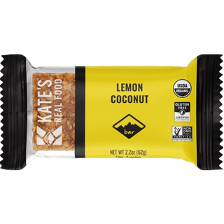 Kate's Real Food Organic Energy Bar Lemon Coconut 62g