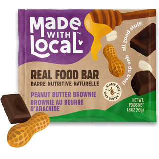 Made with Local Real Food Bar Peanut Butter Brownie 53g