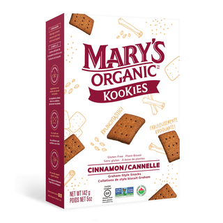 Mary's Organics Graham Kookies Cinnamon 142g