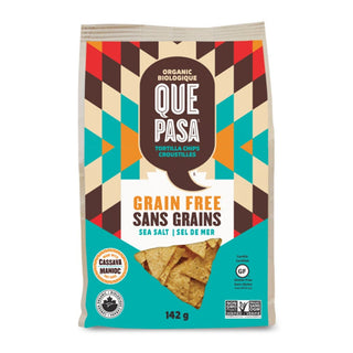 Que Pasa Tortilla Chips Grain Free Sea Salt 142g