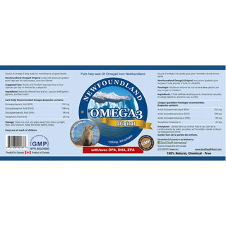 Advanced Omega Newfoundland Omega 3 1000mg 300 Softgels