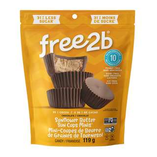 Free2b Sun Cups Minis Chocolate 119g
