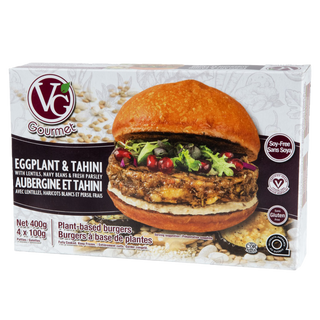 VG Gourmet Plant-Based Burgers Eggplant & Tahini 400g