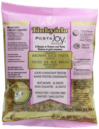 Tinkyada Brown Rice Pasta Spirals Organic 340g