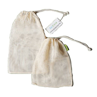 Tru Earth Reusable Cotton Mesh Produce Bags 6 Packs