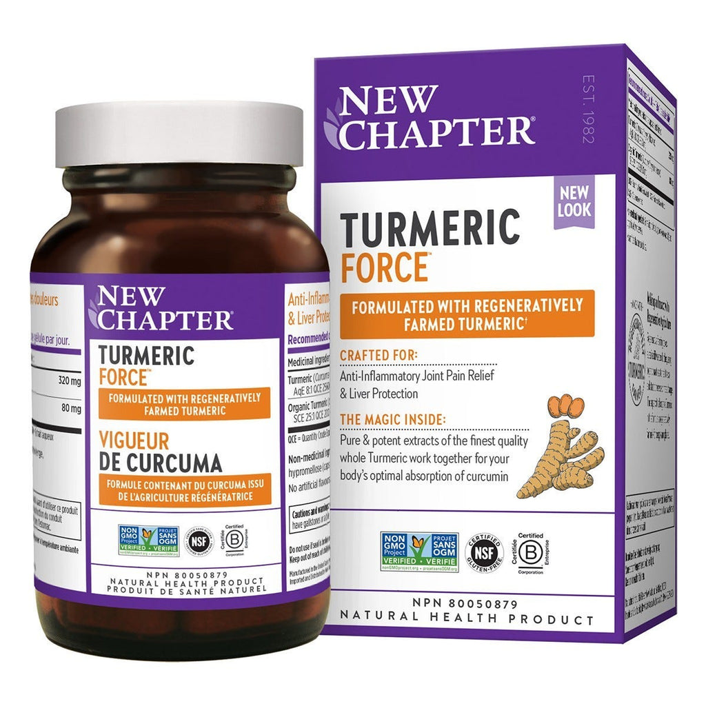 New Chapter Turmeric Force 30 Capsules – Likecanada