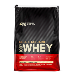 Optimum Nutrition 100% Gold Standard Whey Vanilla Ice Cream 10lbs