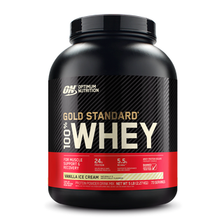Optimum Nutrition 100% Gold Standard Whey Vanilla Ice Cream 5lbs